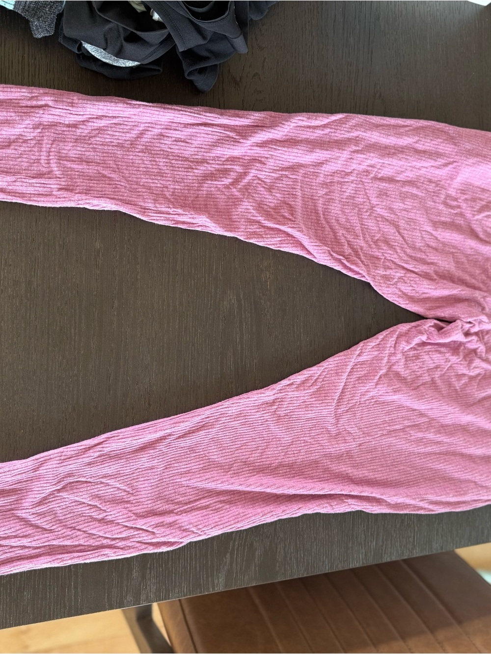 Little Sleepies Pink Ribbed Lounge Pants - Picture 7 of 9